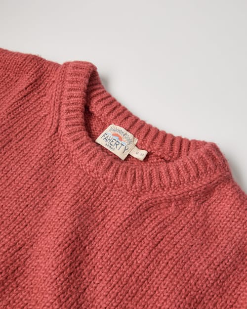 laydown detail image of Heirloom Crewneck Sweater