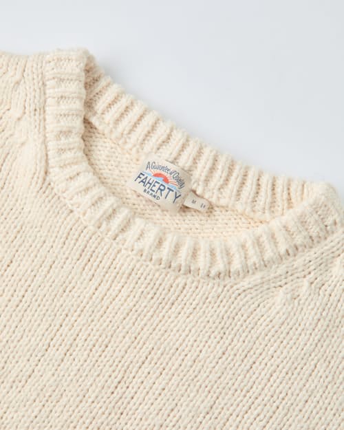 laydown detail image of Heirloom Crewneck Sweater