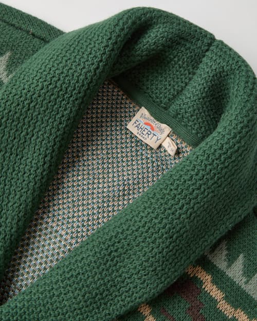 laydown detail image of Camp Cardigan