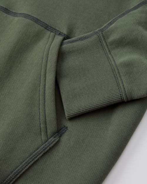 laydown detail image of High Standard Fleece Hoodie