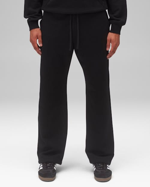 on model image of Midweight Terry Relaxed Sweatpant
