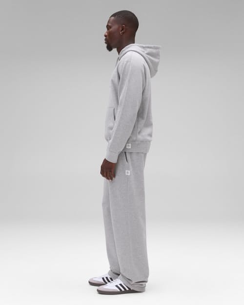 on model image of Midweight Terry Relaxed Sweatpant