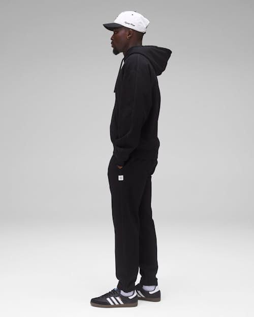 on model image of Midweight Terry Standard Sweatpant