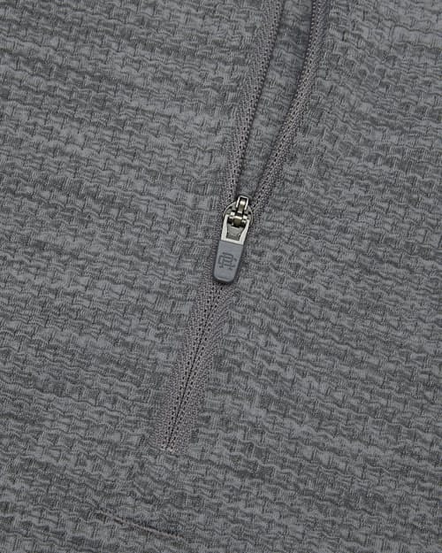 laydown detail image of Solotex Mesh Tiebreak Quarter Zip