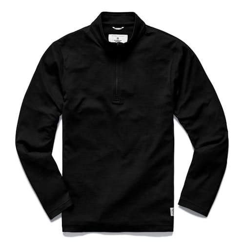 laydown image of Solotex Mesh Tiebreak Quarter Zip