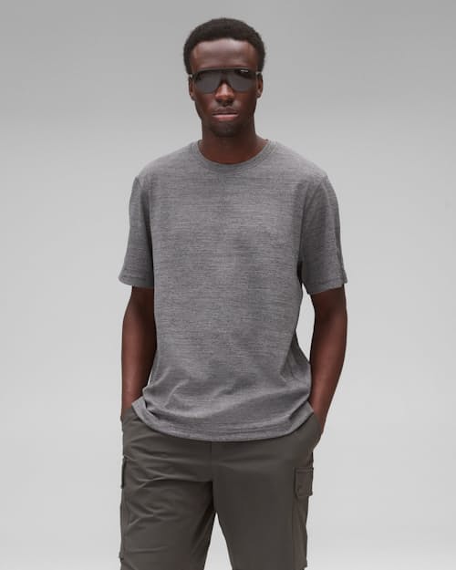 on model image of Solotex Mesh Tiebreak Shirt