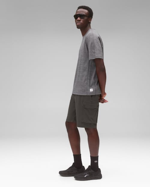 on model image of Solotex Mesh Tiebreak Shirt
