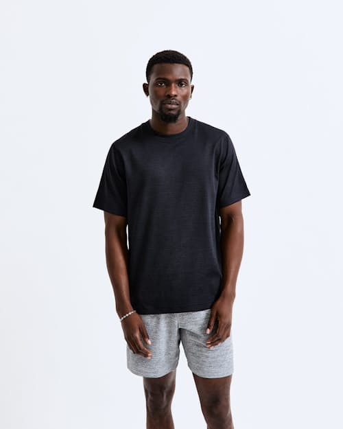 on model image of Solotex Mesh Tiebreak Shirt