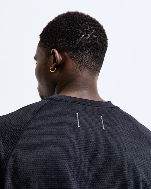 on model image of Solotex Mesh Tiebreak Shirt