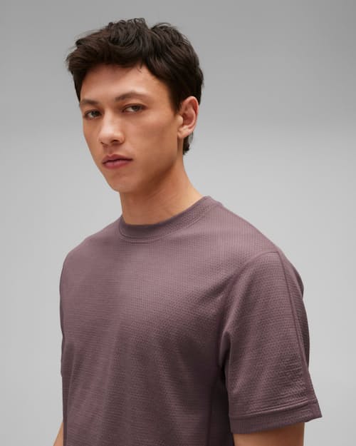 on model image of Solotex Mesh Tiebreak Shirt