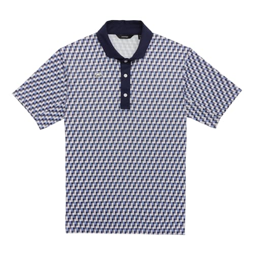 laydown image of Taylor Recycled Tetris Polo