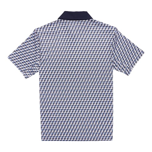 laydown image of Taylor Recycled Tetris Polo