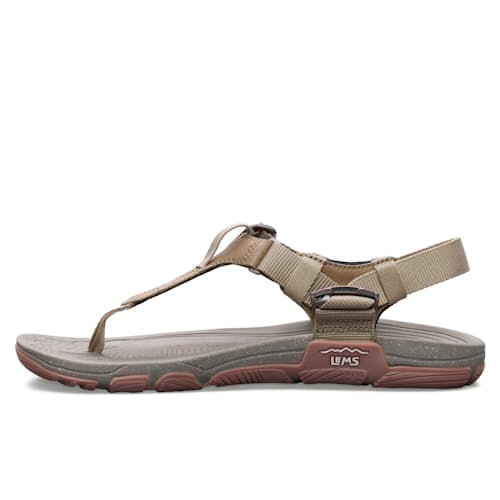 laydown image of Switchback Leather Sandal
