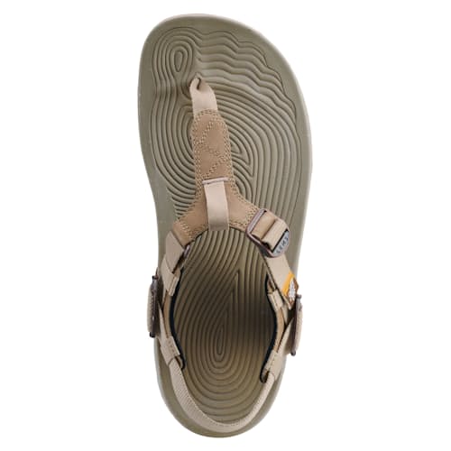 laydown image of Switchback Leather Sandal
