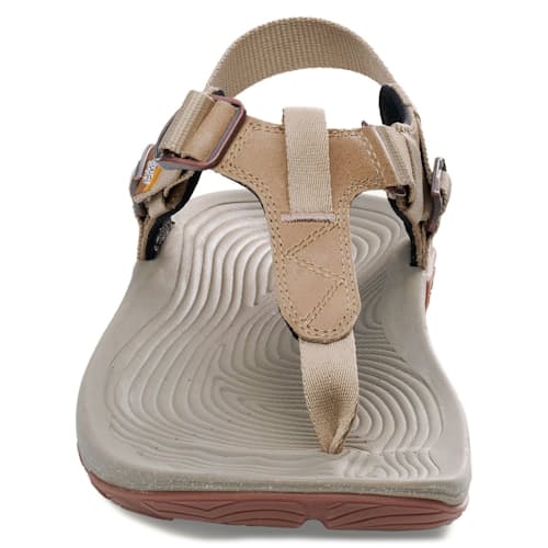 laydown image of Switchback Leather Sandal