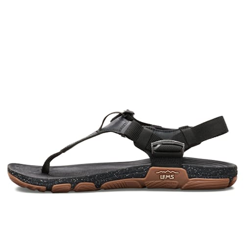 laydown image of Switchback Leather Sandal