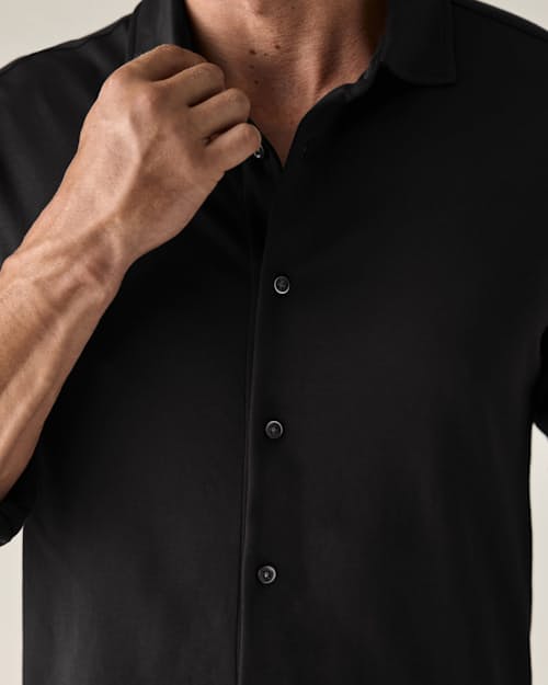 on model image of Aloeknit Long Sleeve Shirt