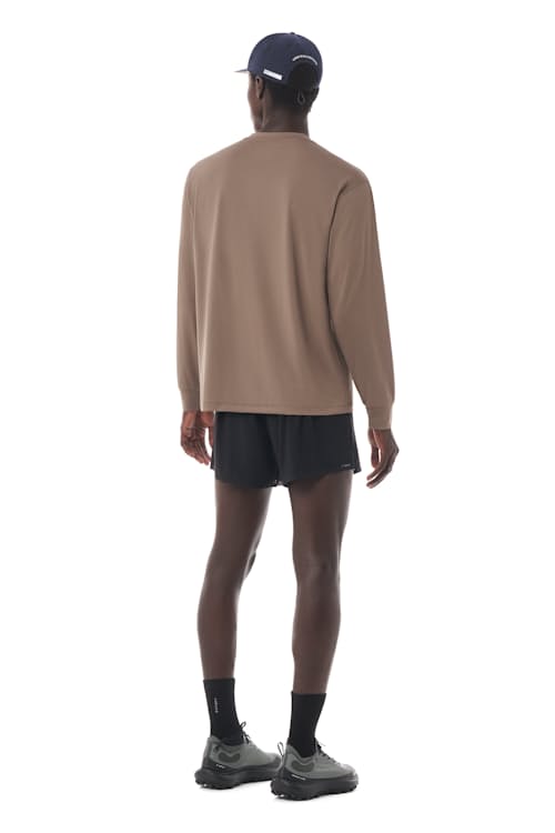 on model image of Auralite Long Tee