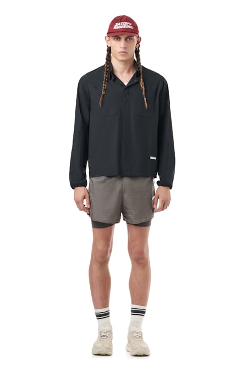 on model image of PeaceShell River Shirt