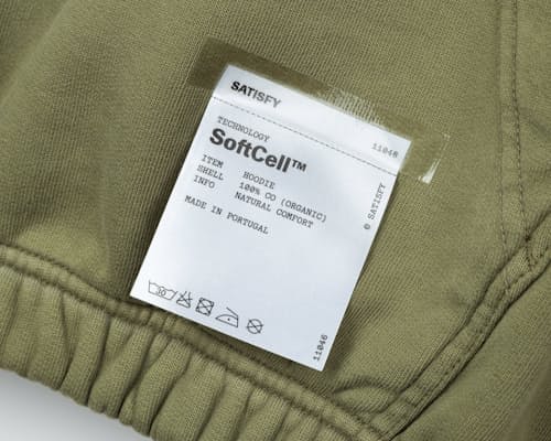 laydown detail image of SoftCell Hoodie