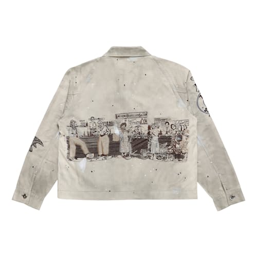 laydown image of Western Zip Jacket