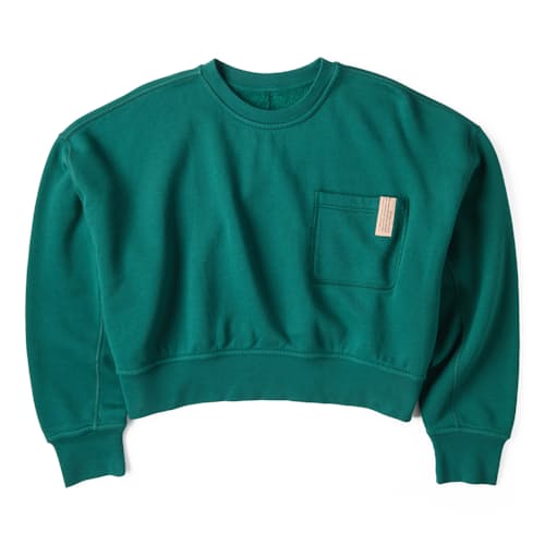 laydown image of Women's Silksweats Reversible Seamed Sweatshirt