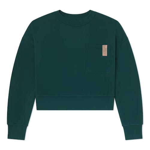 laydown image of Women's Silksweats Reversible Seamed Sweatshirt