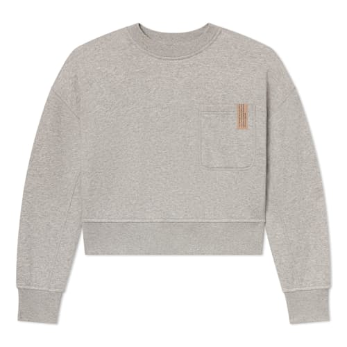 laydown image of Women's Silksweats Reversible Seamed Sweatshirt
