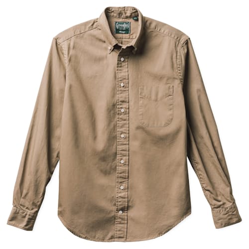 laydown image of Classic American Vintage Slim Oxford Shirt
