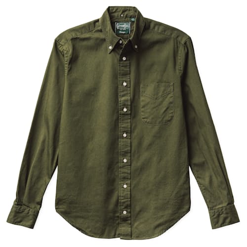 laydown image of Classic American Vintage Slim Oxford Shirt