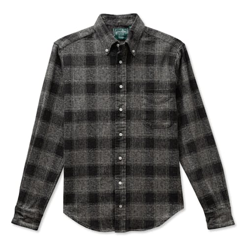 laydown image of Brushed Cotton Tweed Shirt