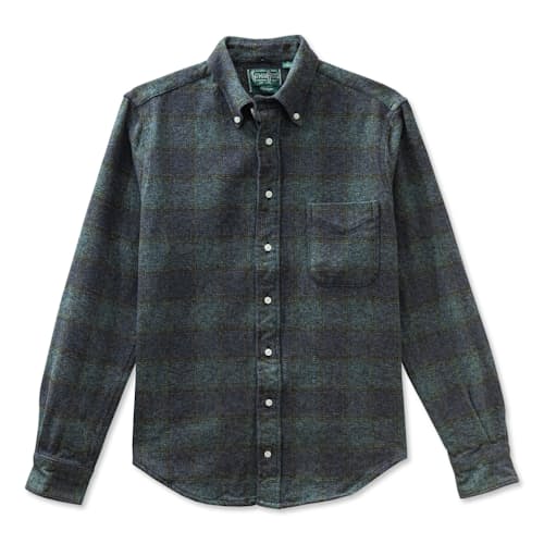 laydown image of Brushed Cotton Tweed Shirt