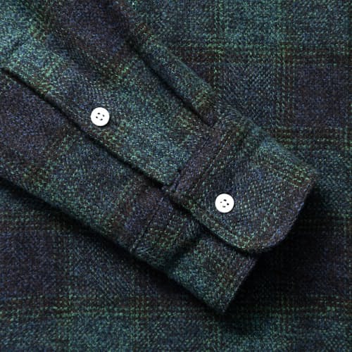 laydown detail image of Brushed Cotton Tweed Shirt