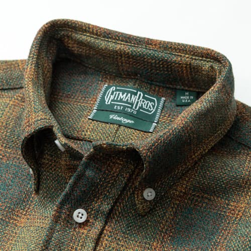 laydown detail image of Brushed Cotton Tweed Shirt