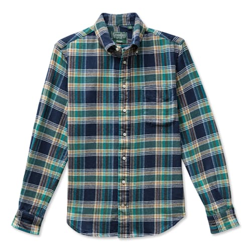 laydown image of Brushed Cotton Tweed Shirt