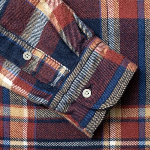 laydown detail image of Brushed Cotton Tweed Shirt
