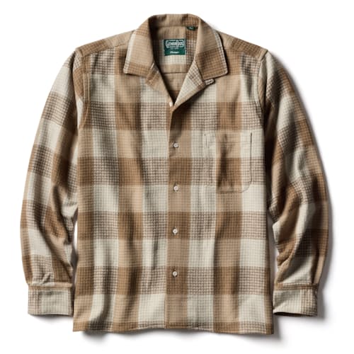 laydown image of Brushed Waffle Shirt