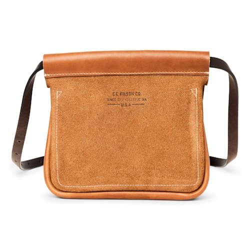 laydown image of Women's Suede Convertible Field Bag
