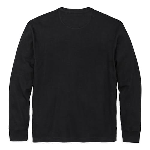 laydown image of Waffle Knit Thermal Crewneck