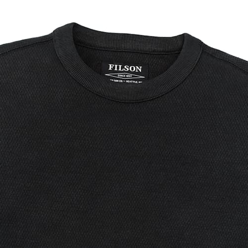 laydown detail image of Waffle Knit Thermal Crewneck