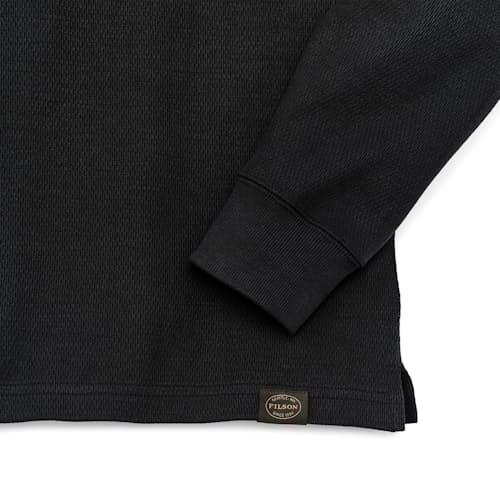 laydown detail image of Waffle Knit Thermal Crewneck