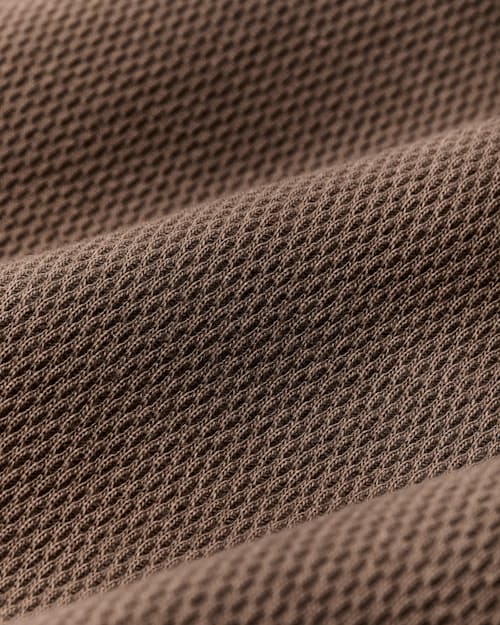 laydown detail image of Waffle Knit Thermal Crewneck