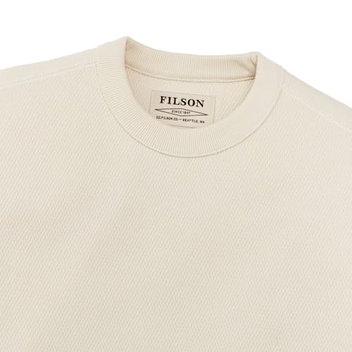 laydown detail image of Waffle Knit Thermal Crewneck