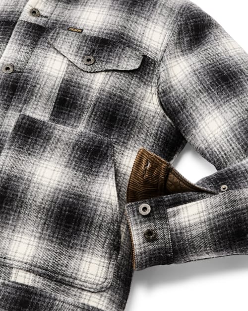 laydown detail image of Insulated Wool Short Cruiser