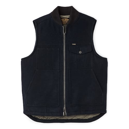 laydown image of Insulated Wool Work Vest