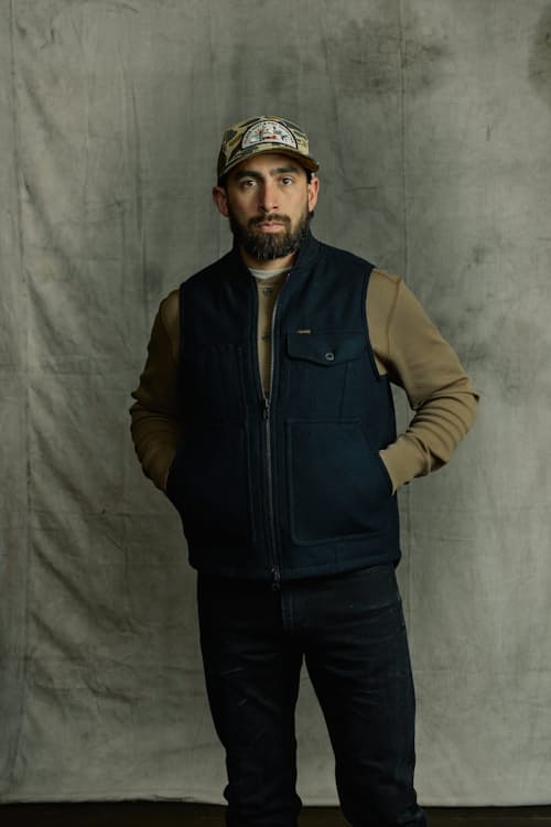 lifestyle image of Insulated Wool Work Vest