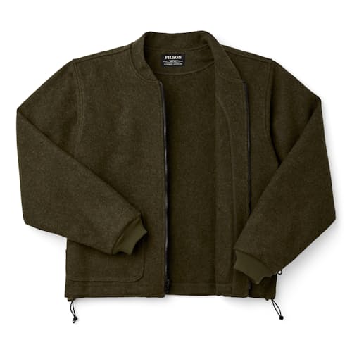 laydown image of Wool Jacket Liner