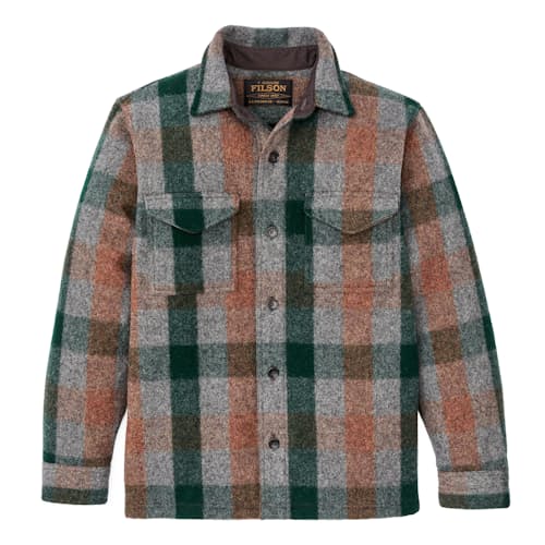 laydown image of Mackinaw Wool Jac Shirt