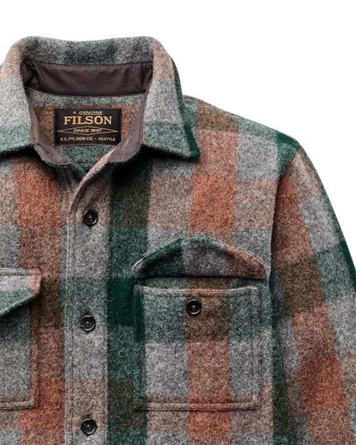 laydown detail image of Mackinaw Wool Jac Shirt