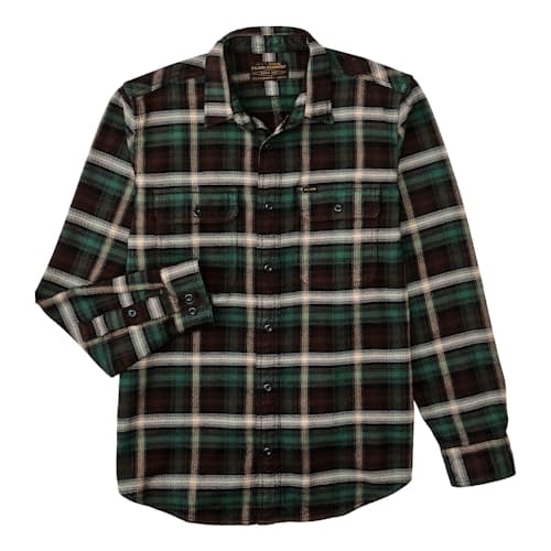laydown image of Vintage Flannel Work Shirt